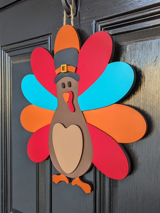 Thanksgiving Turkey Door Hanger