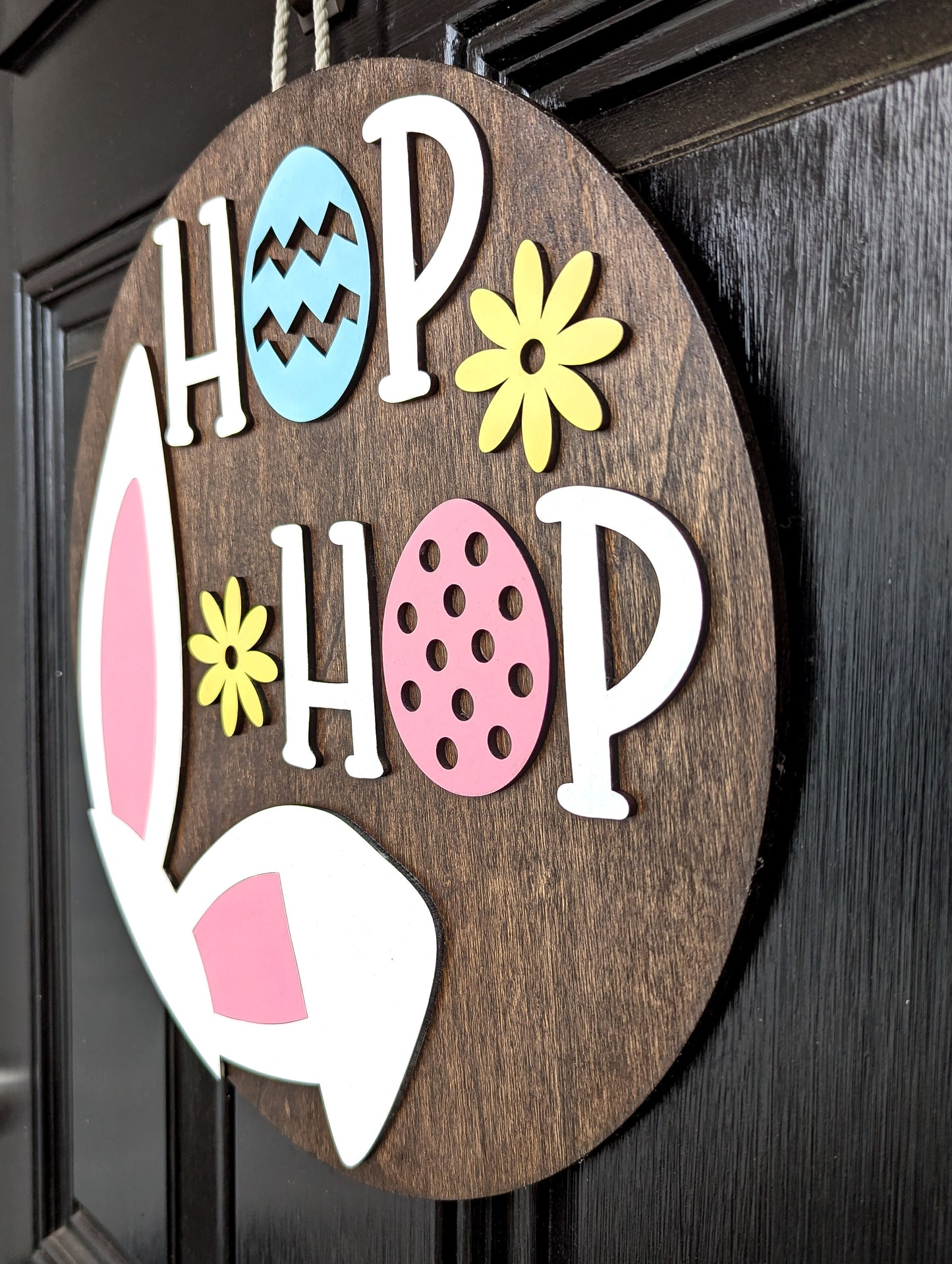 Hop Hop Bunny Door Hanger