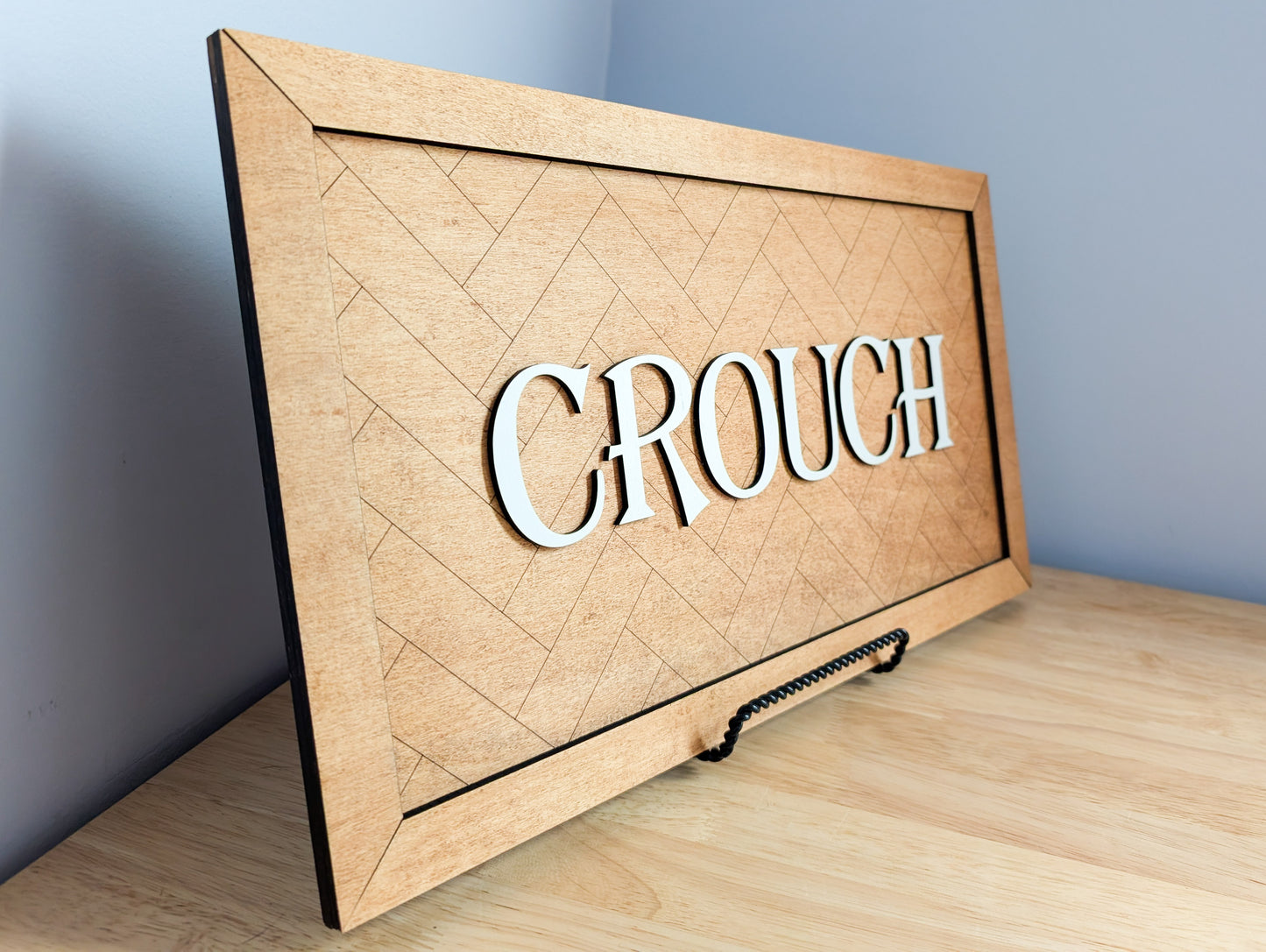 Custom Order - Sign with last name "Crouch"