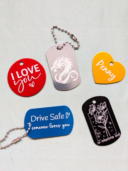 Aluminum Tags for Engraving