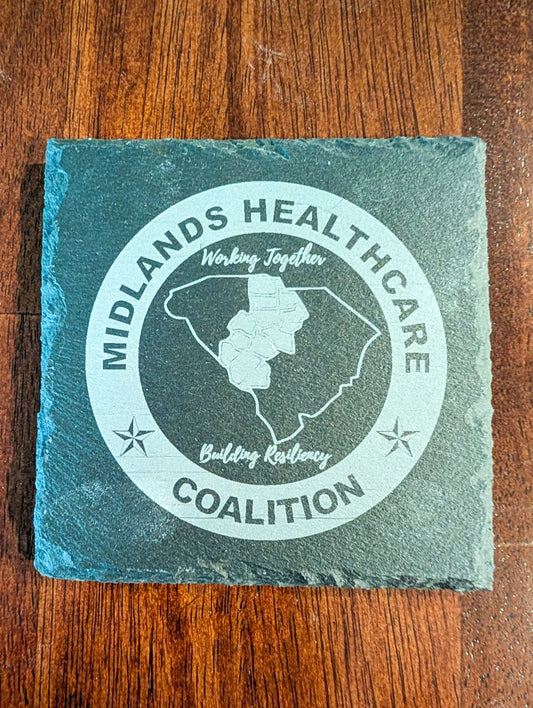 Custom Order - SC Healthcare Coalition Slate Coasters