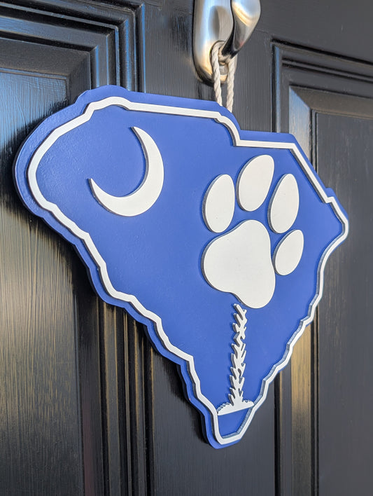 Custom Order - SC Door Hanger with Dog Paw