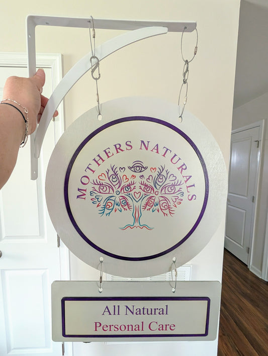 Custom Order - Mothers Naturals Market Sign