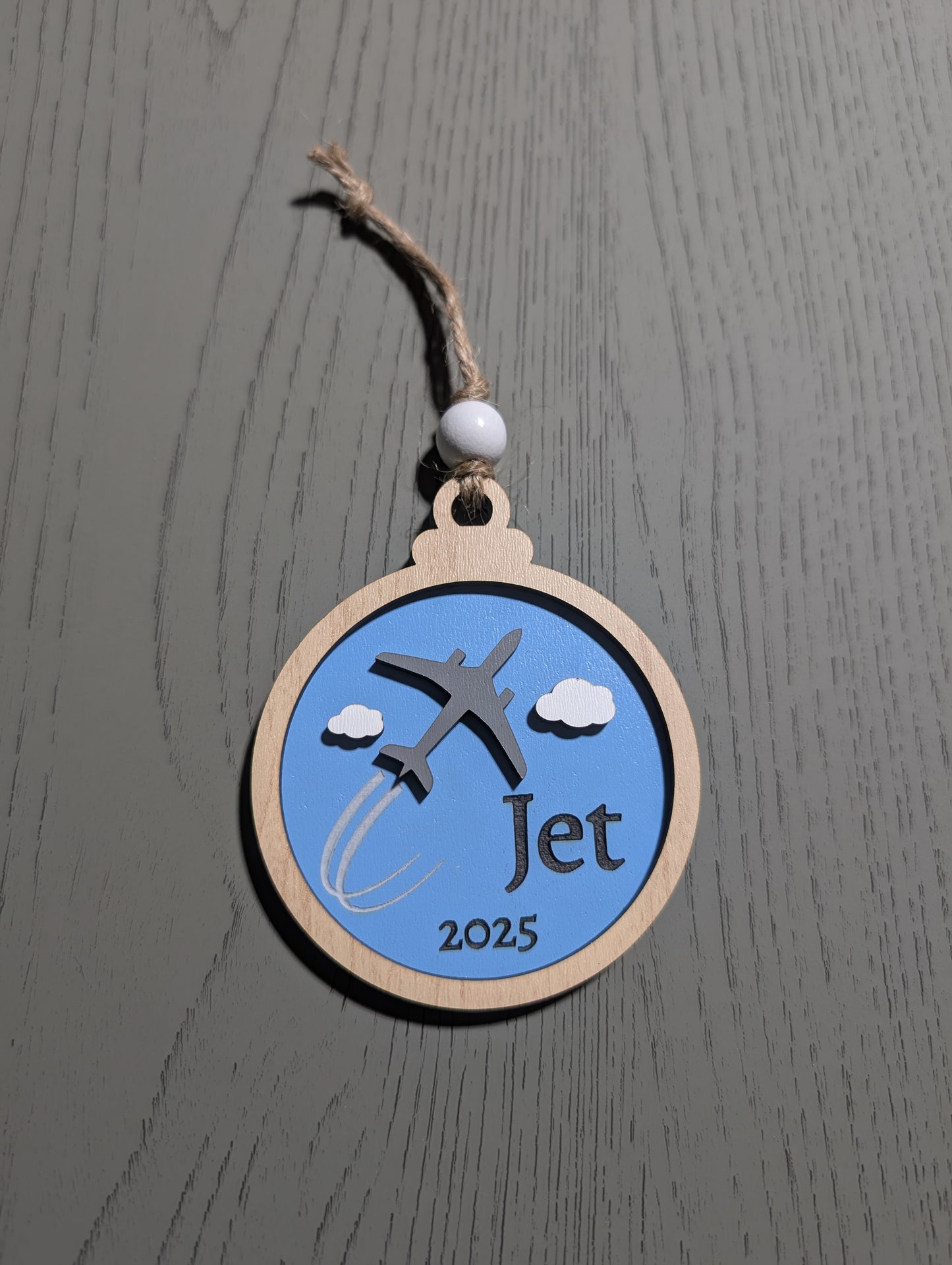Custom Order - Baby's First Christmas Ornament "Jet"