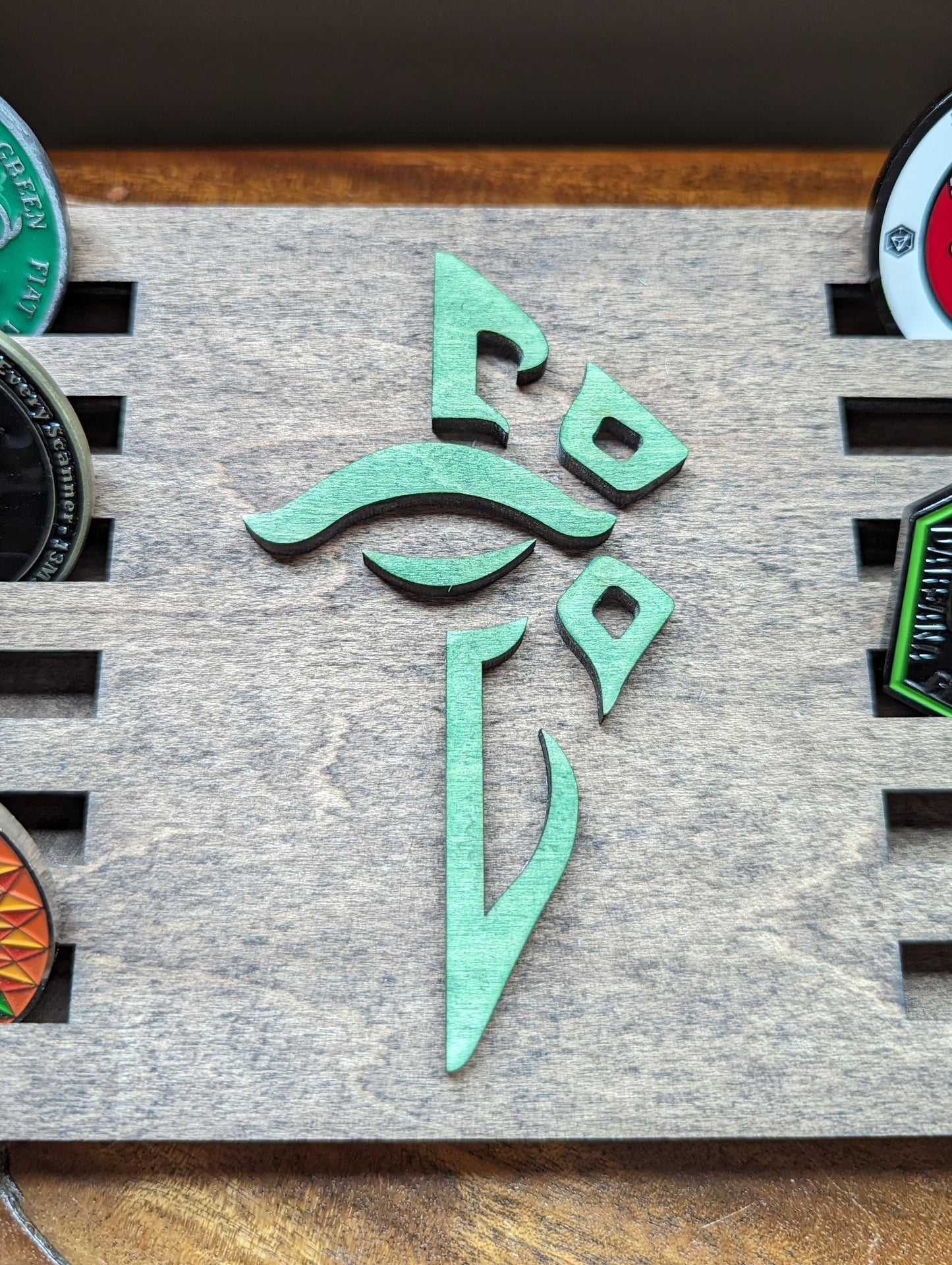 Ingress Coin Holder - Enlightened