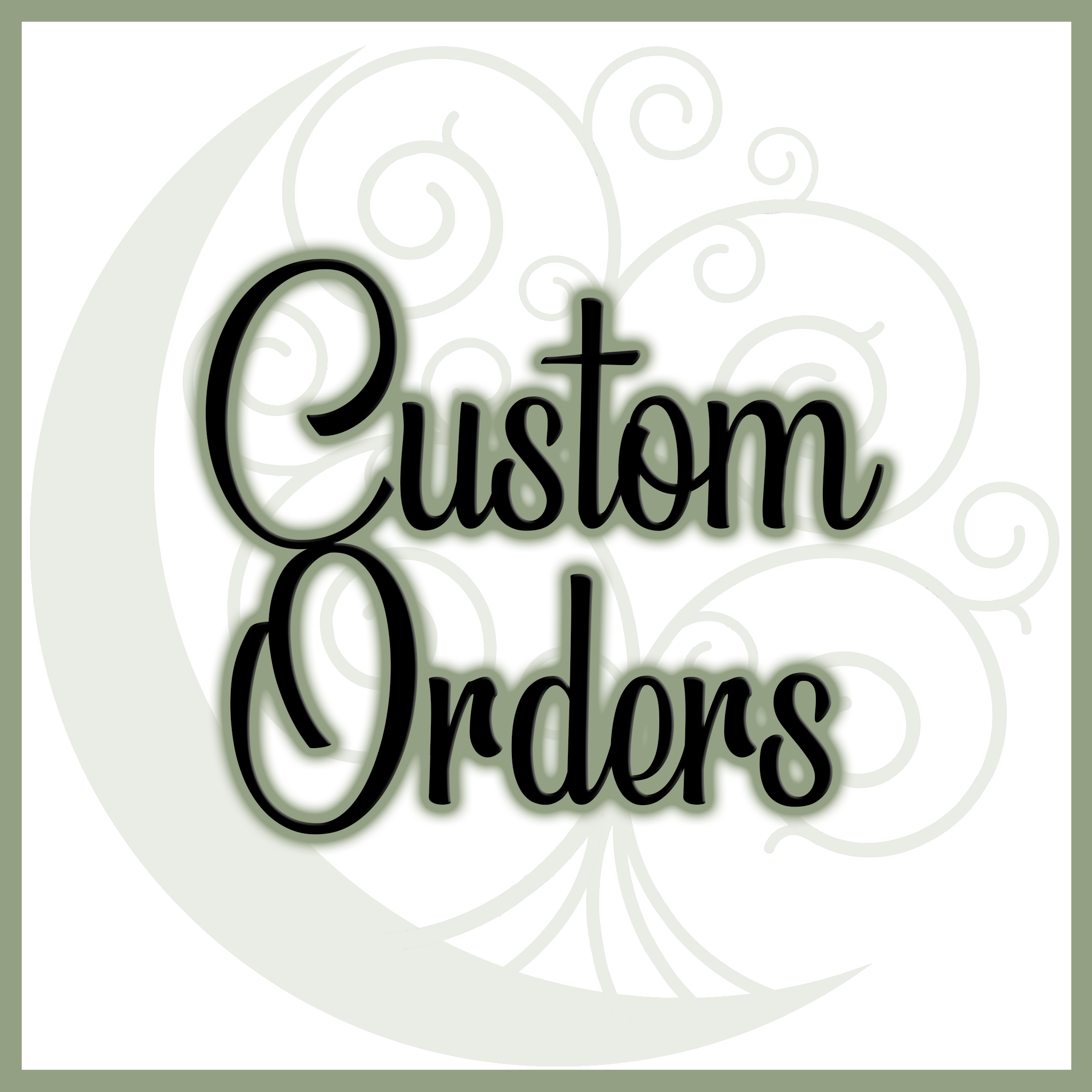 Order Collection Sign Custom Orders – PaleTreeCrafts