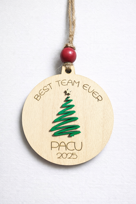 Custom Order - PACU Team Ornaments