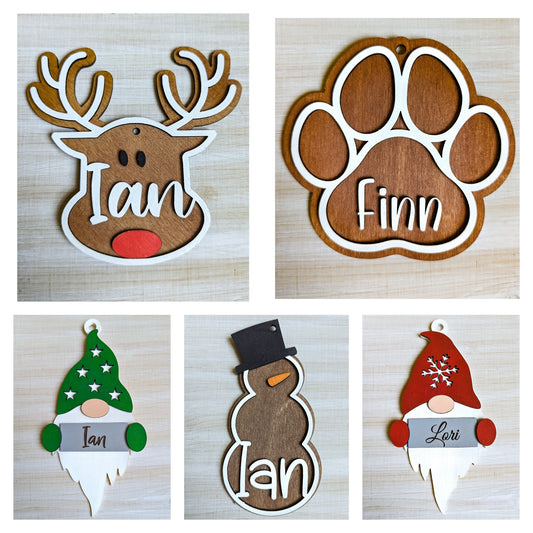 Personalized Christmas Ornaments