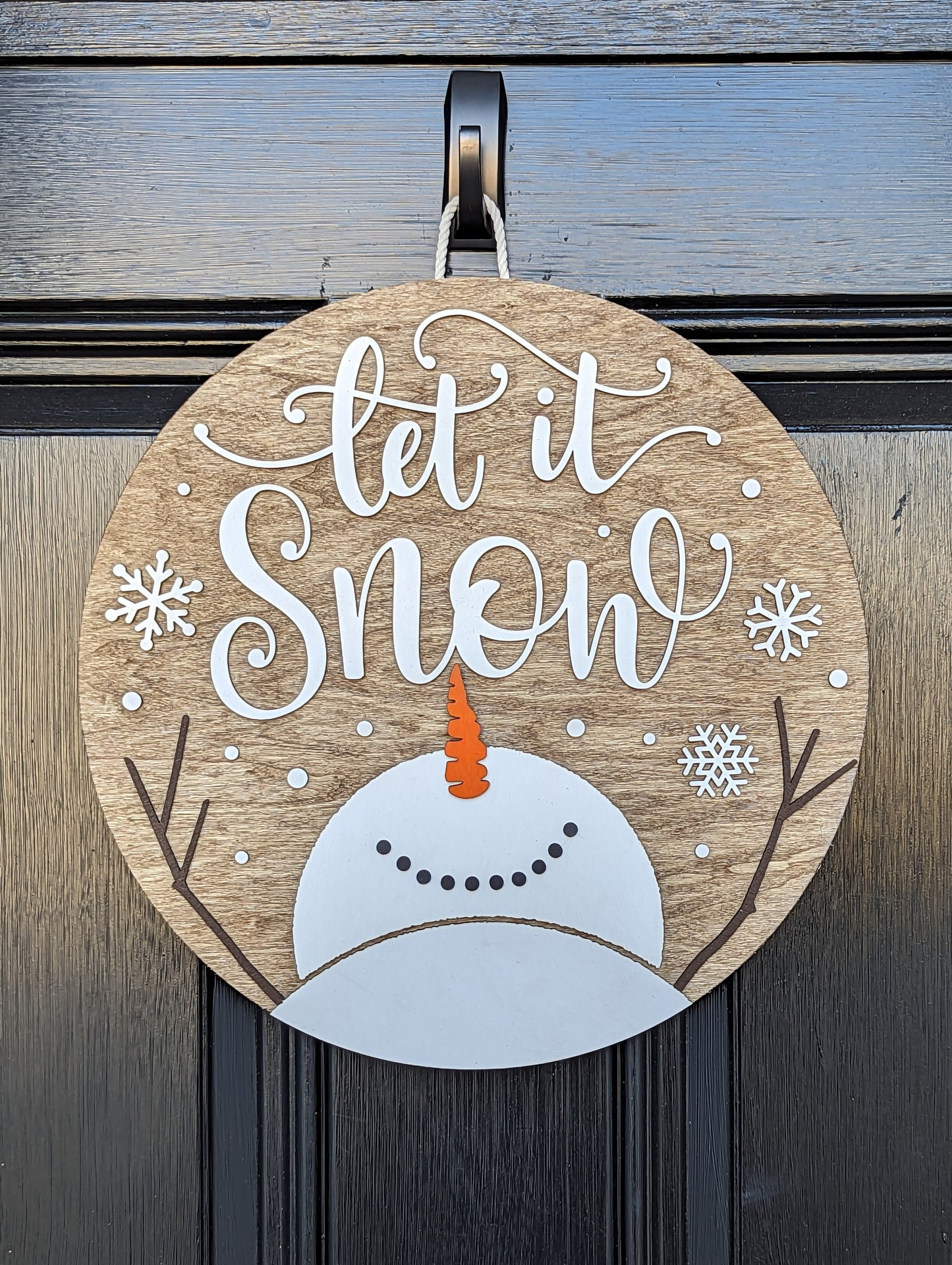 Let It Snow Door Hanger