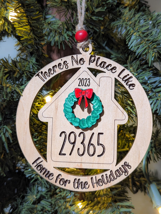 No Place Like Home Personalized Ornament