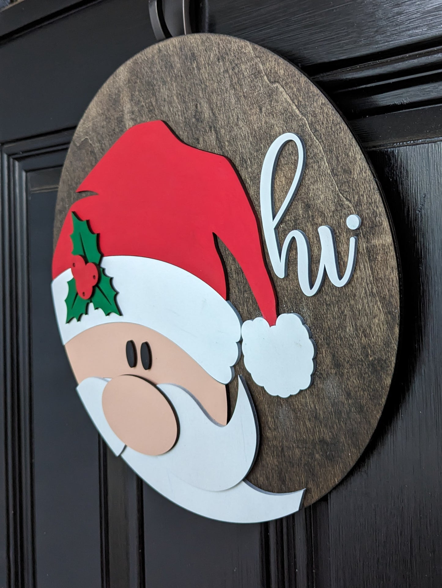 Santa Hi Door Hanger