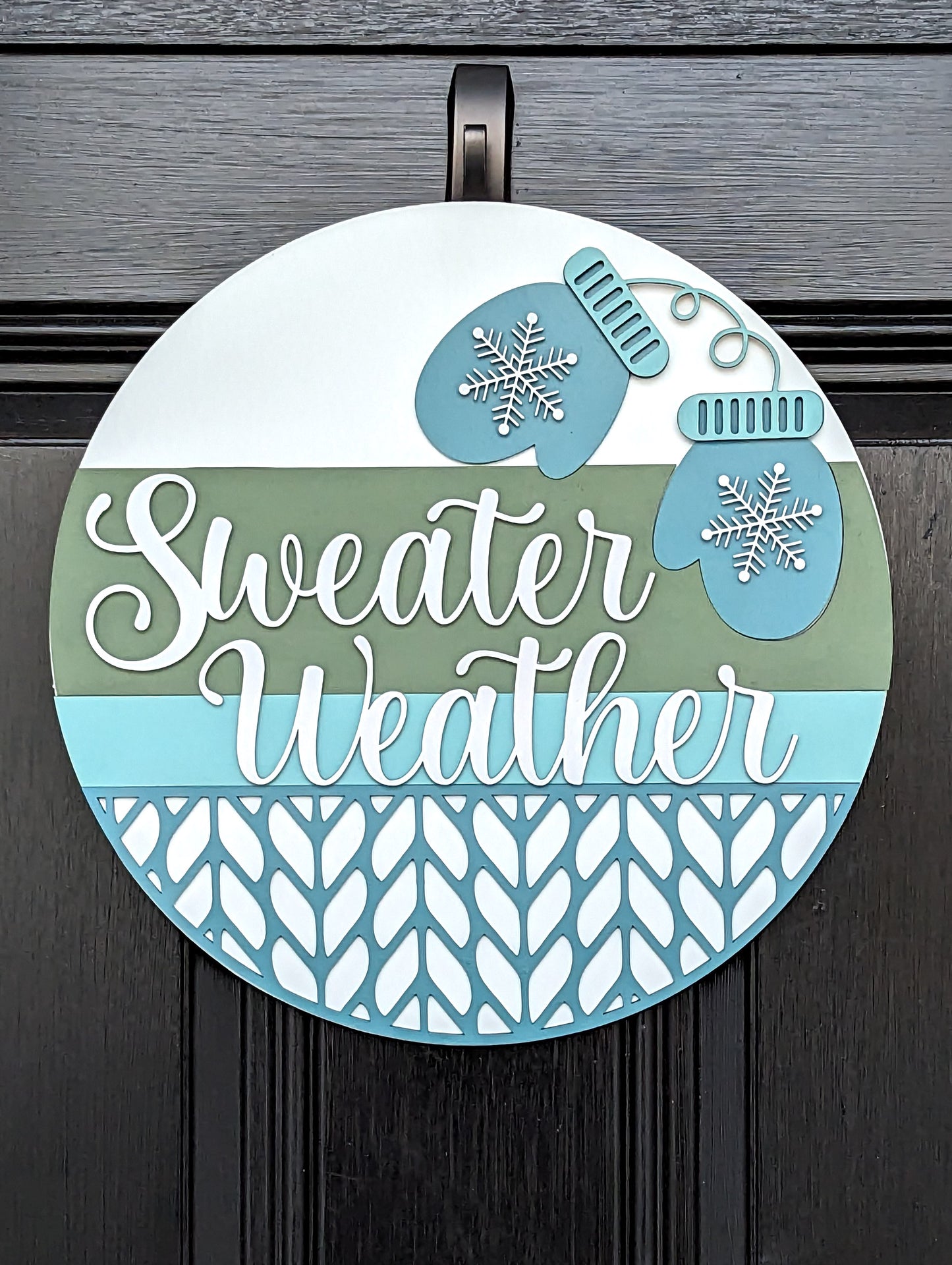 Sweater Weather Door Hanger