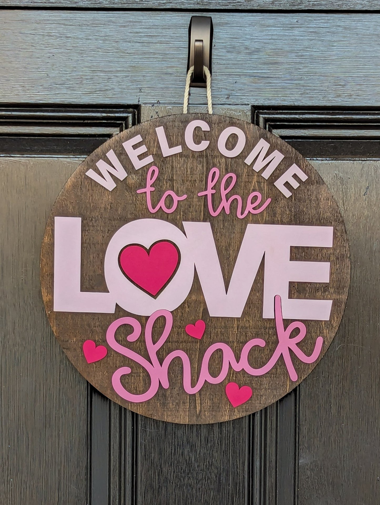 Love Shack Valentine's Day Door Hanger