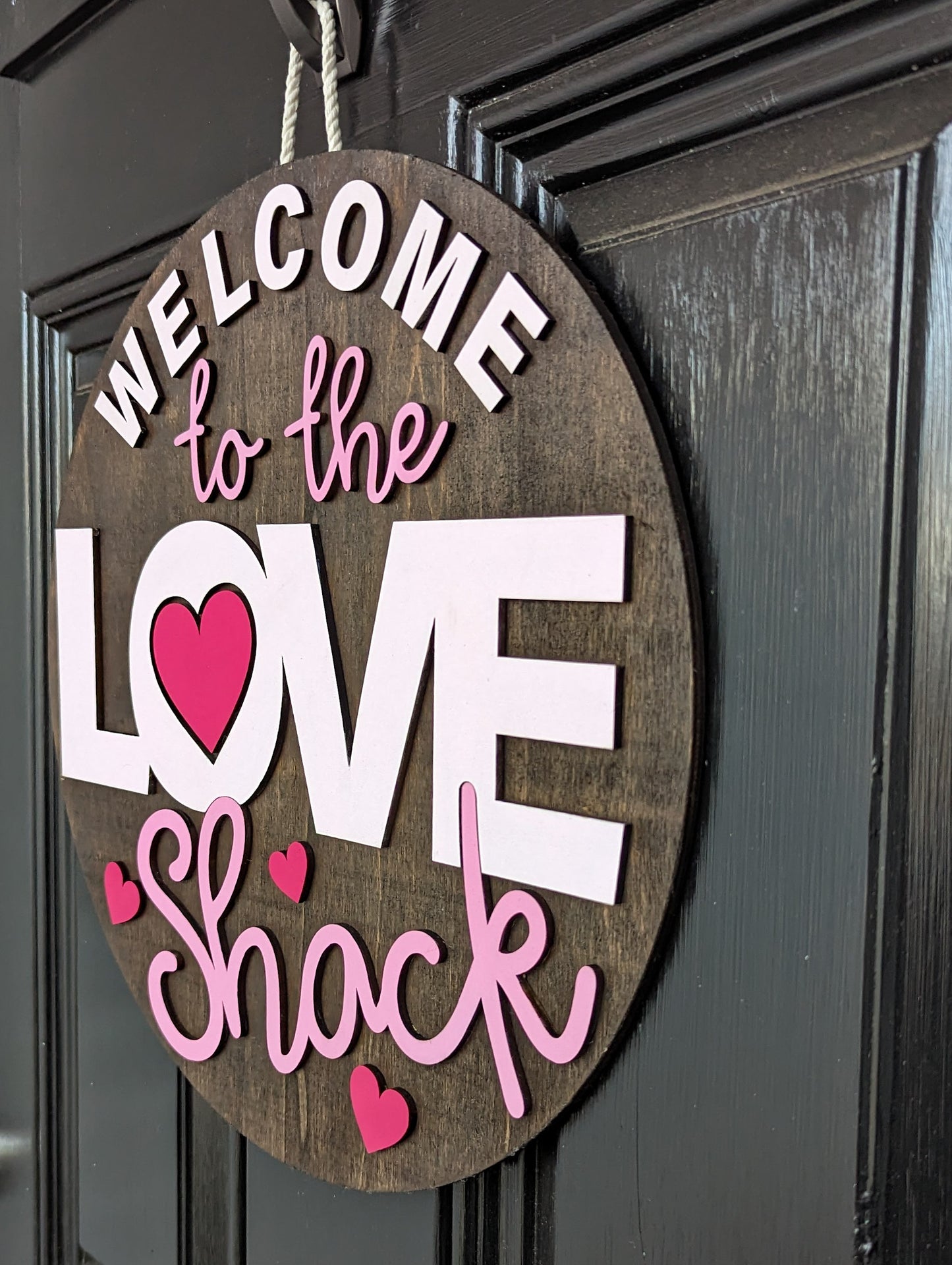 Love Shack Valentine's Day Door Hanger