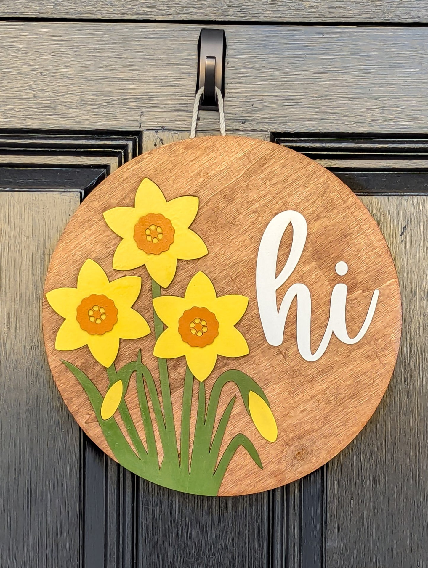 Daffodil Hi Door Hanger