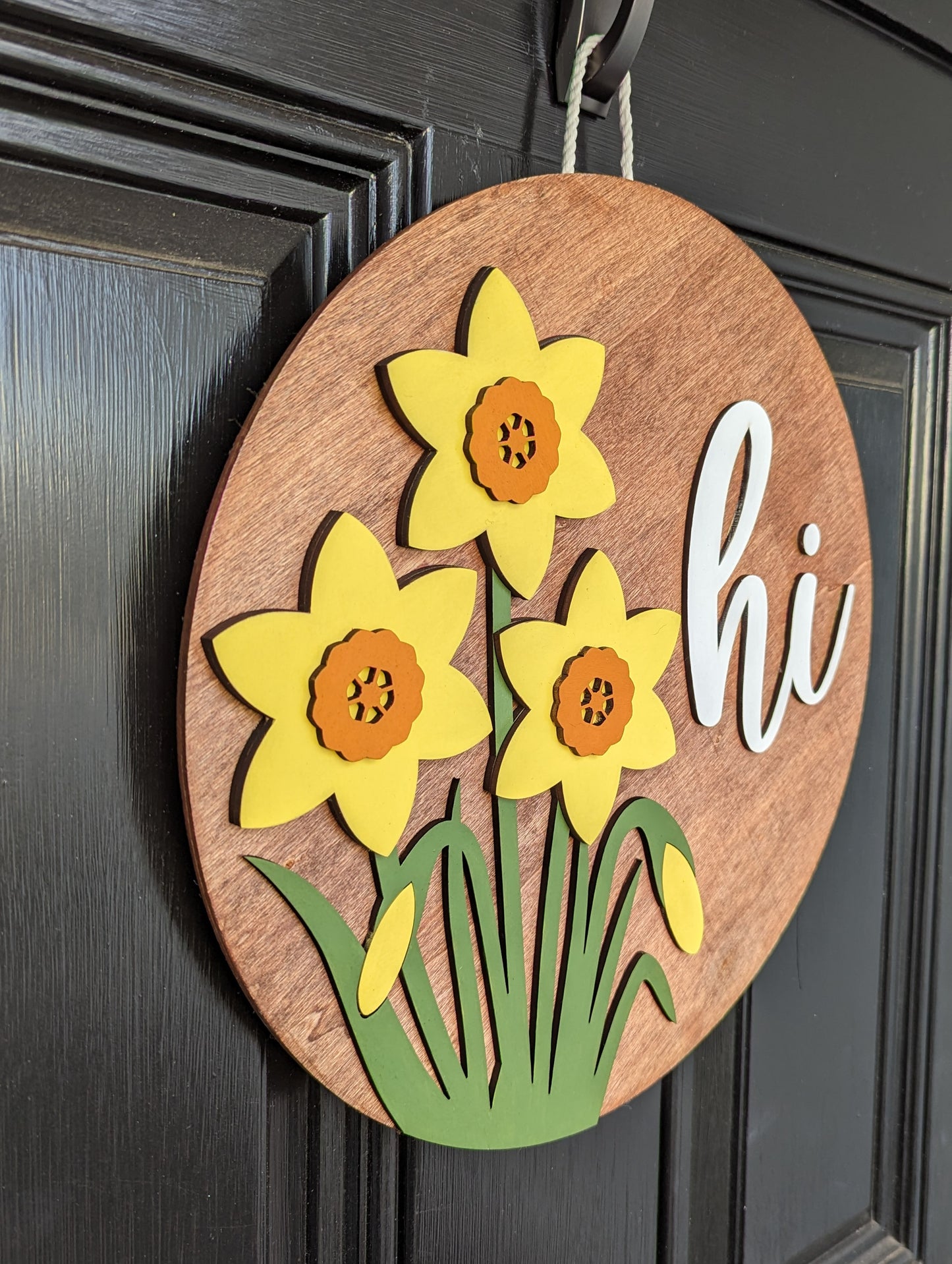 Daffodil Hi Door Hanger