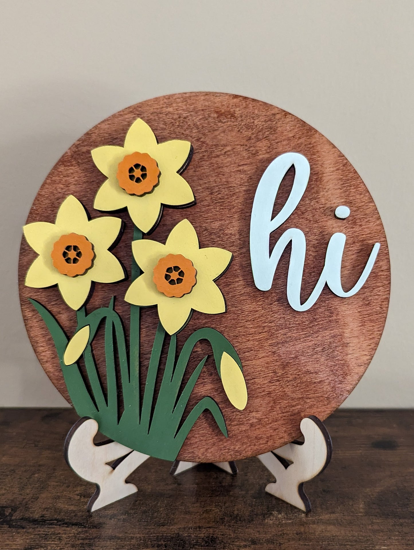 Mini Sign - Daffodil Hi