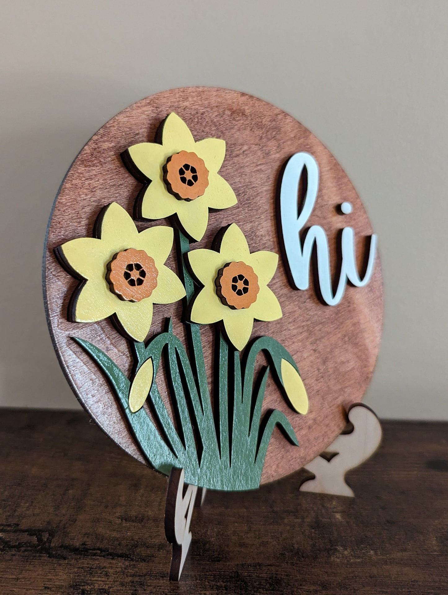 Mini Sign - Daffodil Hi