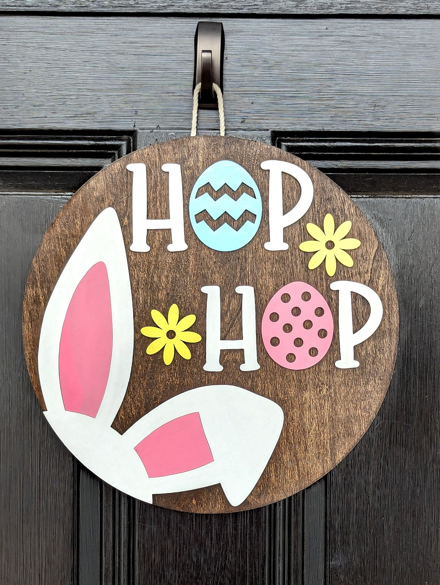 Hop Hop Bunny Door Hanger