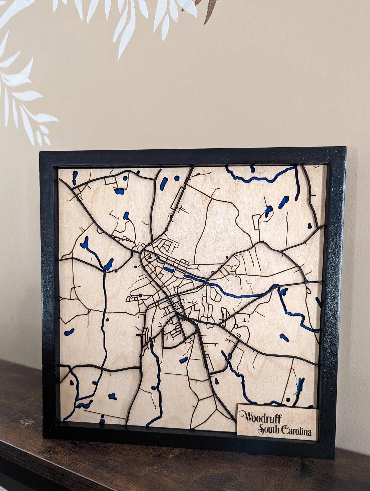 Framed City Maps