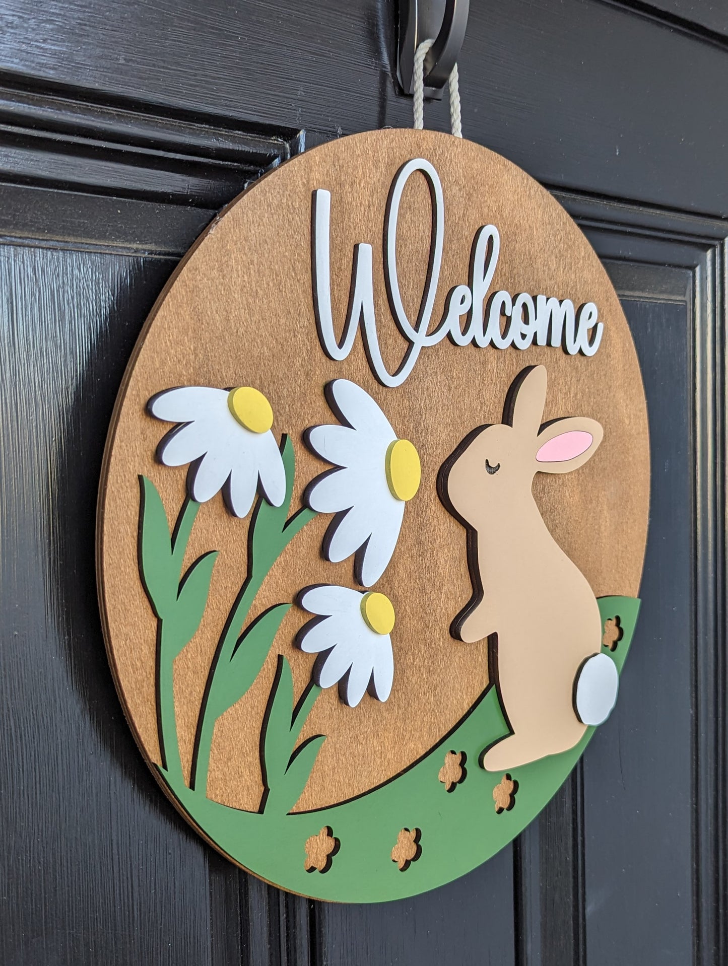 Welcome Bunny Door Hanger