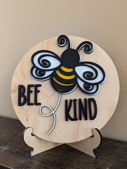 Mini Sign - Bee Kind