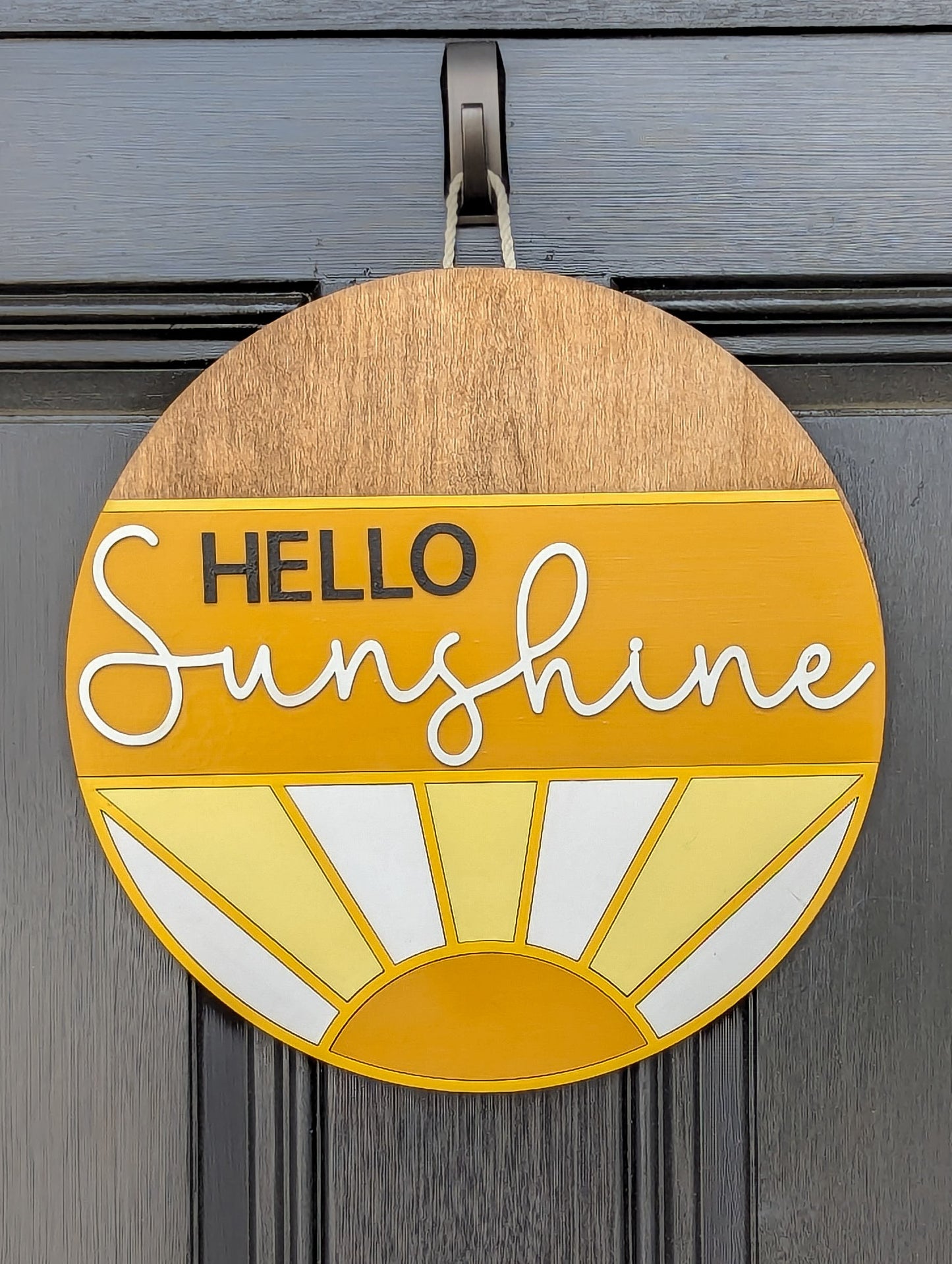 Hello Sunshine Rays Door Hanger