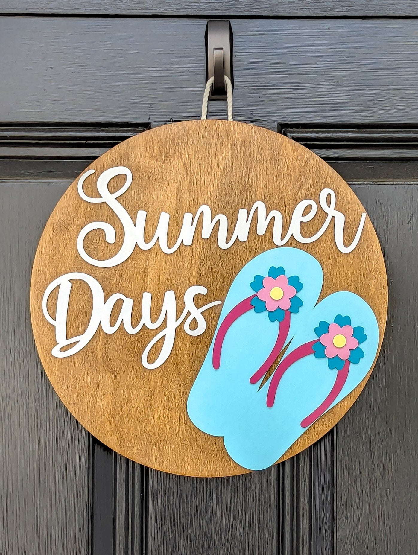 Summer Days Flip Flops Door Hanger