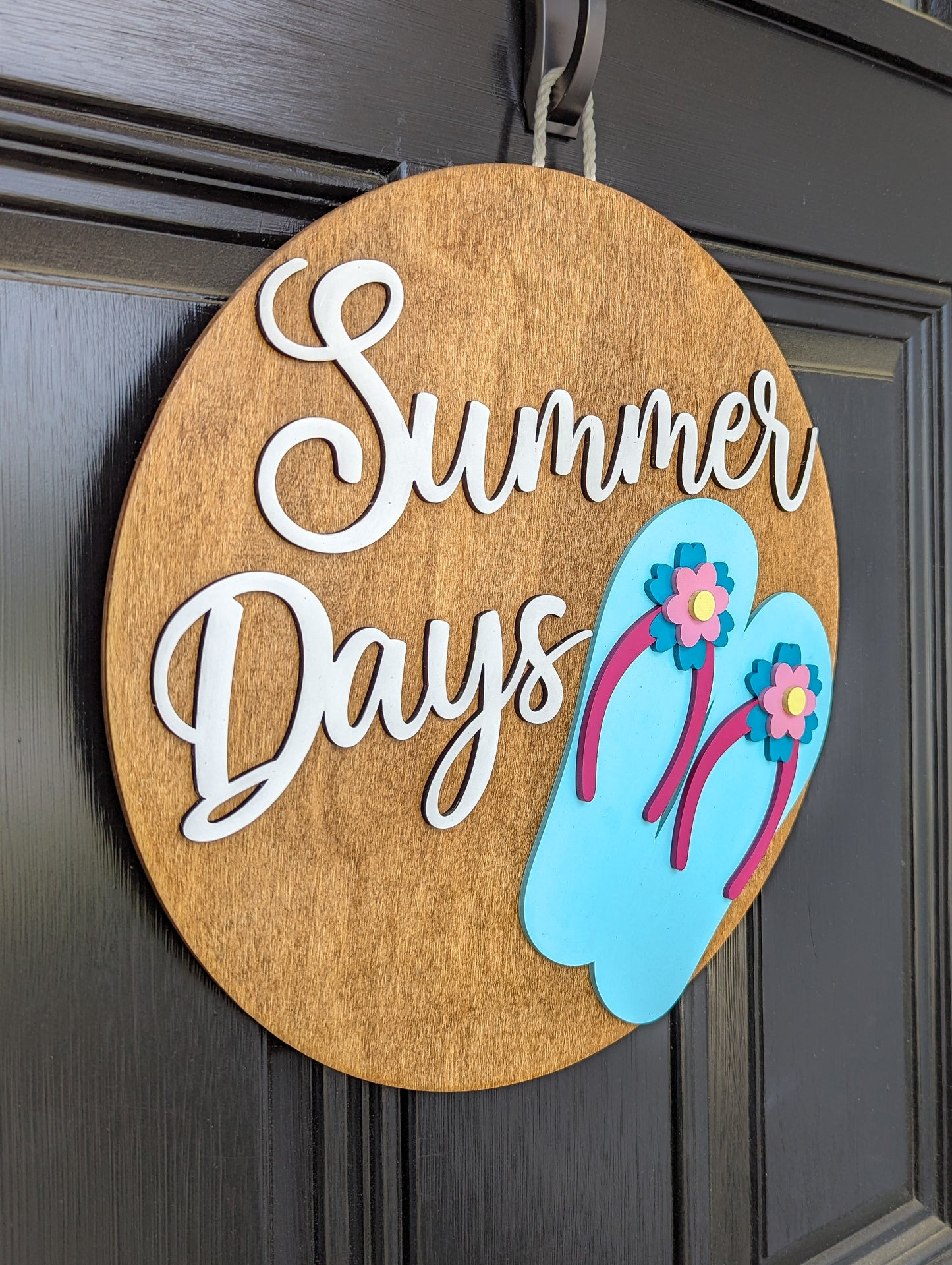 Summer Days Flip Flops Door Hanger