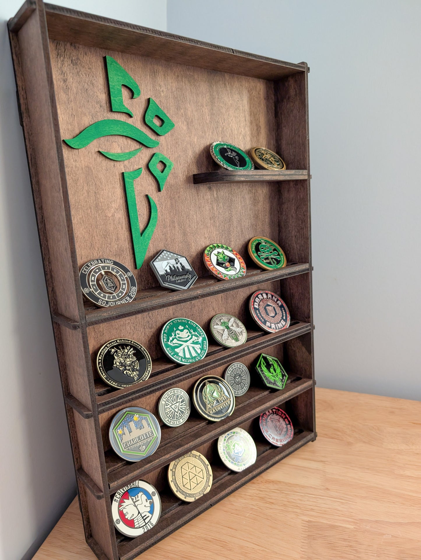 Custom Order - Wall Mount Ingress Coin Display