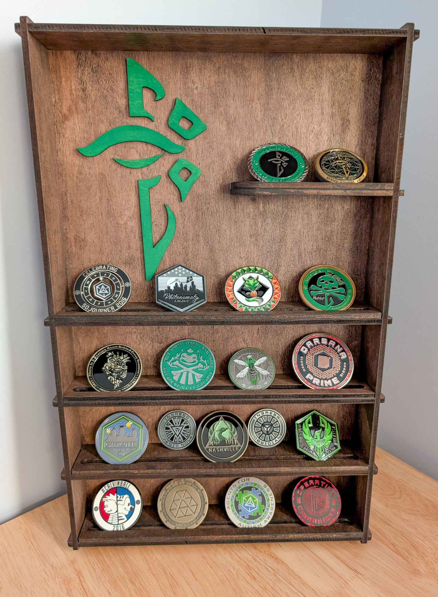 Custom Order - Wall Mount Ingress Coin Display