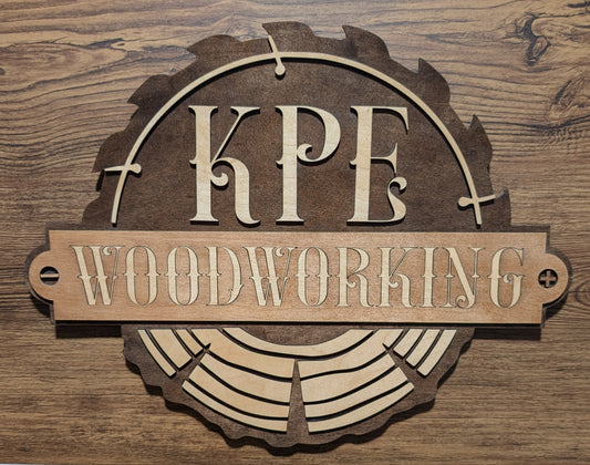Custom Order - KPE Woodworking Market Sign