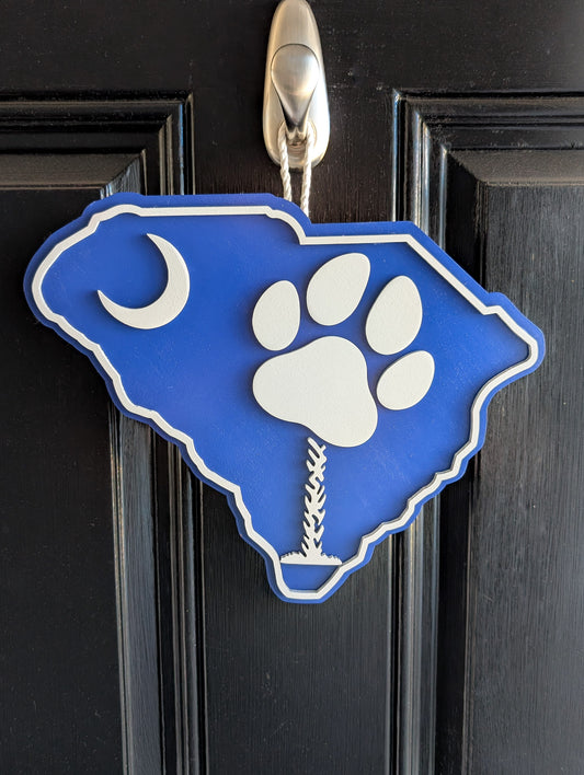 Custom Order - SC Door Hanger with Dog Paw
