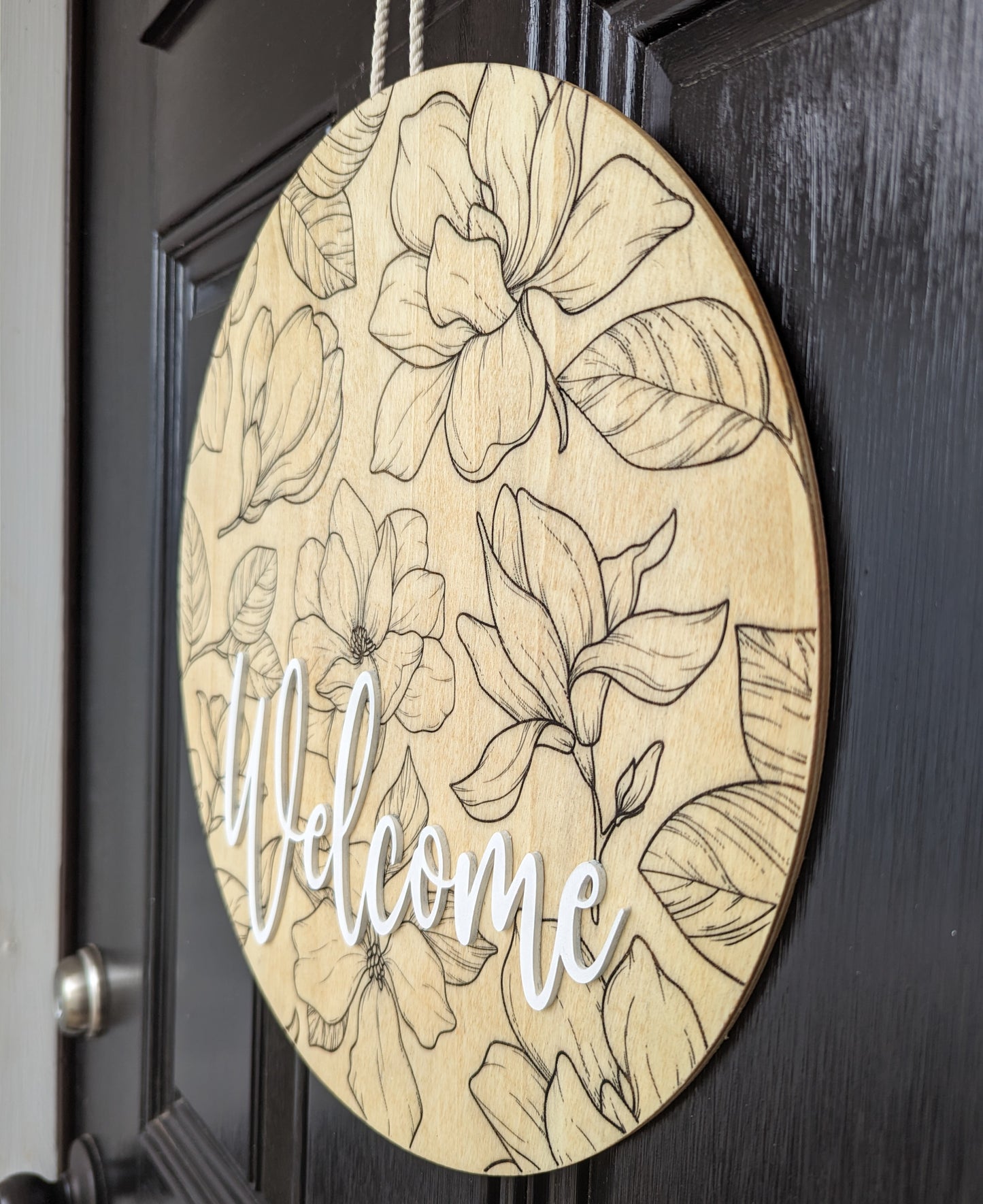 Magnolia Welcome Door Hanger