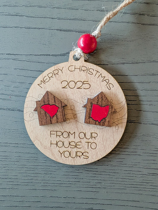 Custom Order - Christmas Ornaments - Our House to Yours
