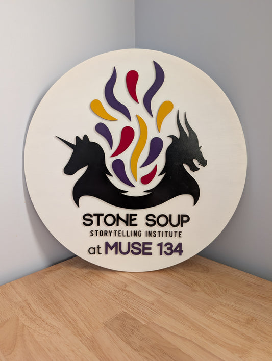 Custom Order - Stone Soup Sign